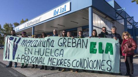 El seguimiento de la huelga en las ITV provoca el cierre en Imarcoain y Arbizu El seguimiento de la huelga en las ITV provoca el cierre en Imarcoain y Arbizu