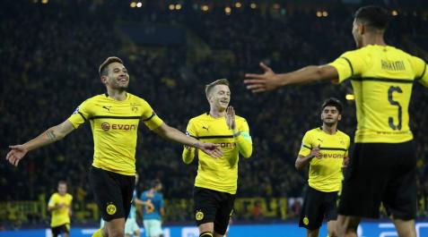 Batacazo del Atlético en Dortmund Batacazo del Atlético en Dortmund