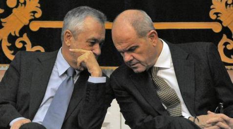 José Antonio Griñán y Manuel Chaves. José Antonio Griñán y Manuel Chaves.