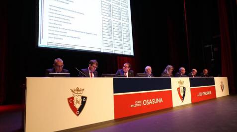 Asamblea General de Osasuna en Baluarte Baluarte acoge este sábado la Asamblea de socios compromisarios de Osasuna