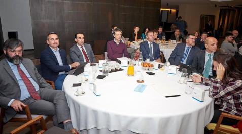 Desayuno 'Las nuevas tecnologías en el mundo empresarial', organizado por Diario de Navarra y BBVA.