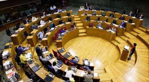 El Parlamento rechaza la moción de EH Bildu para paralizar las obras del TAV El Parlamento rechaza la moción de EH Bildu para paralizar las obras del TAV
