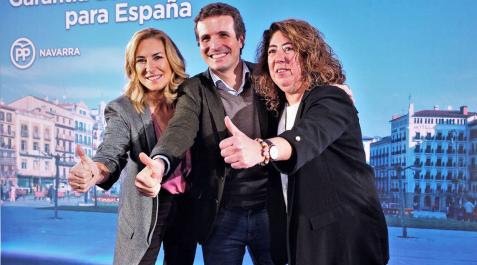 Carmen Alba, candidata a la alcaldía de Pamplona por el PPN Carmen Alba, candidata a la alcaldía de Pamplona por el PPN