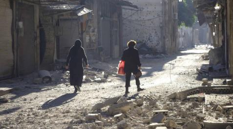 La oposición siria pide ayuda a la ONU tras otro bombardeo en Homs La oposición siria pide ayuda a la ONU tras otro bombardeo en Homs