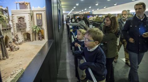 Más de 32.000 personas han visitado la exposición de belenes en Baluarte Más de 32.000 personas han visitado la exposición de belenes en Baluarte