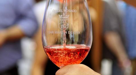 La 'joya rosada' de San Martín de Unx, protagonista este fin de semana La 'joya rosada' de San Martín de Unx, protagonista este fin de semana