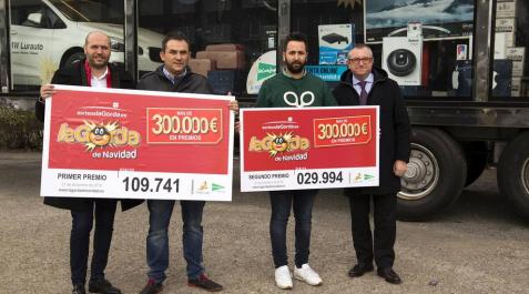 Agraciados por La Gorda de Navidad Pamplona, Murcia y Córdoba, agraciadas por La Gorda de Navidad