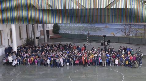 El colegio San Francisco estrena, por fin, patio cubierto El colegio San Francisco estrena, por fin, patio cubierto