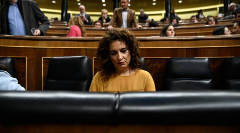 La ministra Montero, en el Congreso de los Diputados. La ministra Montero, en el Congreso de los Diputados.
