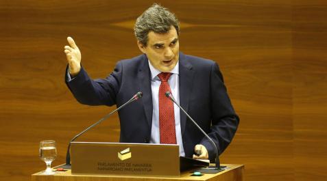 Guzmán Garmendia, portavoz de PSN en la comisión Guzmán Garmendia, portavoz de PSN en la comisión