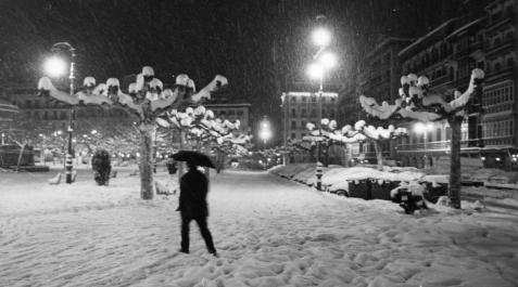 Tal día como hoy hace 23 años Pamplona vivió una nevada histórica Tal día como hoy hace 23 años Pamplona vivió una nevada histórica