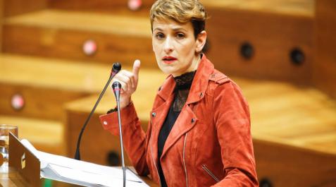 Chivite responde a Ciudadanos que la política de pactos en Navarra la decide el PSN Chivite responde a Ciudadanos que la política de pactos en Navarra la decide el PSN