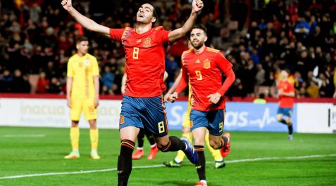 Un gol de Mikel Merino solventa el penúltimo ensayo de España sub-21 Un gol de Mikel Merino solventa el penúltimo ensayo de España sub-21