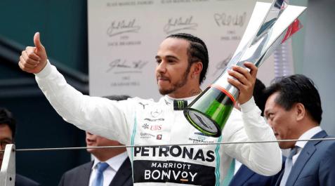 Hamilton gana en China y toma el liderato del Mundial de F1 Hamilton gana en China y toma el liderato del Mundial de F1