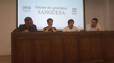 Los candidatos a la Alcaldía de Sangüesa, en el segundo de los debates municipales DN Los candidatos a la Alcaldía de Sangüesa, en el segundo de los debates municipales DN