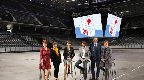 Los candidatos navarros saltan a la arena Los candidatos navarros saltan a la arena
