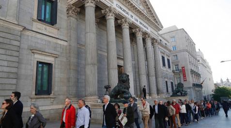 Los reyes Juan Carlos y Sofía llegan a la capilla ardiente de Rubalcaba Los reyes Juan Carlos y Sofía llegan a la capilla ardiente de Rubalcaba
