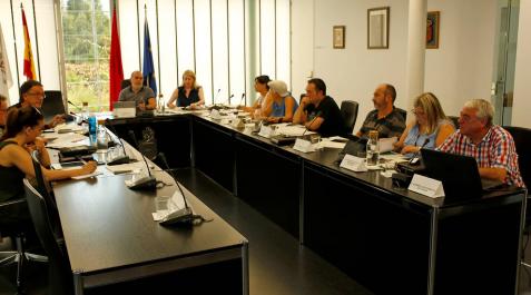 Imagen de una sesión anterior del pleno del Ayuntamiento de Noáin (Valle de Elorz) Imagen de una sesión anterior del pleno del Ayuntamiento de Noáin (Valle de Elorz)