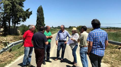 La consejera Elizalde visita la zona afectada por las inundaciones La consejera Elizalde visita la zona afectada por las inundaciones