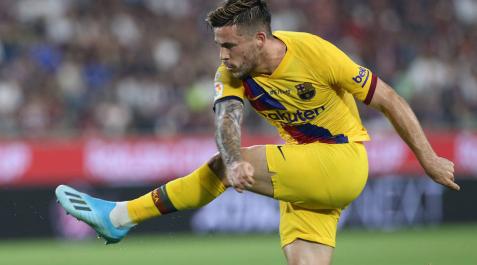 Carles Pérez, goleador del Barcelona en Kobe. Carles Pérez, goleador del Barcelona en Kobe.