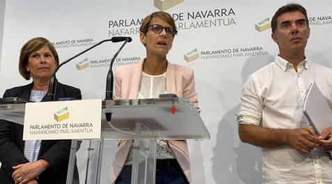 PSN, Geroa Bai y Podemos llegan a un acuerdo de Gobierno en Navarra con 13 consejerías PSN, Geroa Bai y Podemos llegan a un acuerdo de Gobierno en Navarra con 13 consejerías