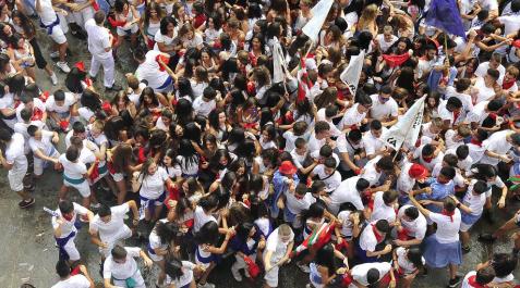 Cohete de fiestas de Tafalla Comienzan las fiestas de Tafalla 2018
