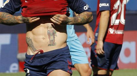 Chimy Ávila durante el partido contra el Eibar Chimy Ávila durante el partido contra el Eibar