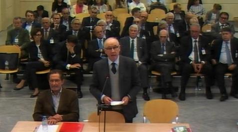 Rato culpa al rescate y a su sucesor en su alegato final del juicio de Bankia Rato culpa al rescate y a su sucesor en su alegato final del juicio de Bankia