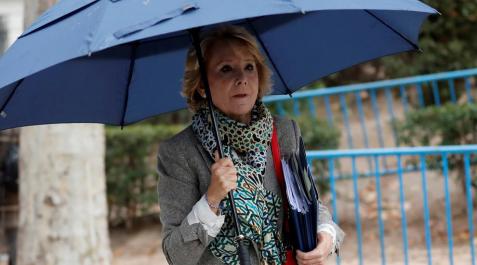Aguirre se desmarca de la financiación del PP: Aguirre se desmarca de la financiación del PP:
