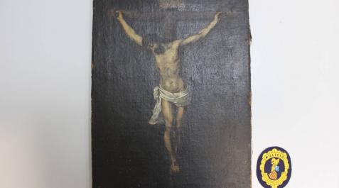 Imagen del falso cuadro de Murillo. Imagen del falso cuadro de Murillo.