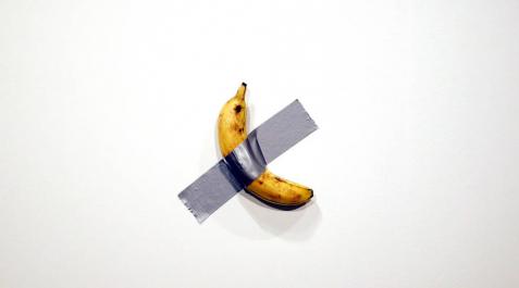 ¿Una banana pegada en la pared es una obra de arte? ¿Una banana pegada en la pared es una obra de arte?