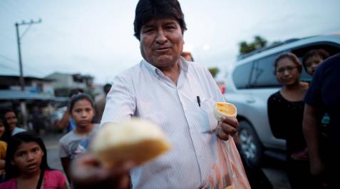 Evo Morales, durante la última campaña en Bolivia. Evo Morales, durante la última campaña en Bolivia.