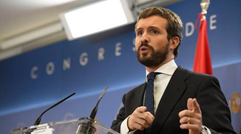 Casado advierte de que si Sánchez fracasa otra vez Casado advierte de que si Sánchez fracasa otra vez
