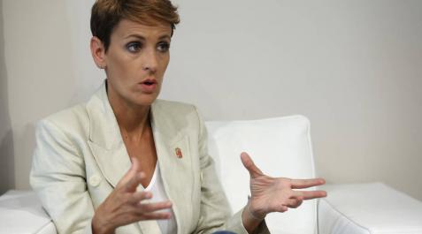 VÍDEO: Bildu, euskera, ETA, IRPF de las madres, altos cargos... la postura de María Chivite VÍDEO: Bildu, euskera, ETA, IRPF de las madres, altos cargos... la postura de María Chivite