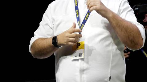 El chef Dani García durante una presentación en Madrid Fusión El chef Dani García durante una presentación en Madrid Fusión