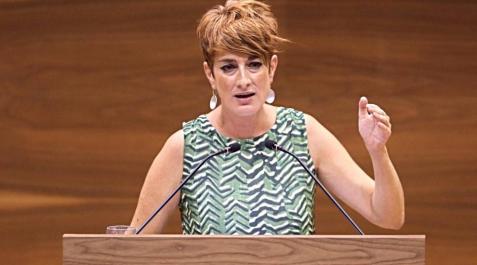 Bakartxo Ruiz, durante su intervención. Bakartxo Ruiz, durante su intervención.