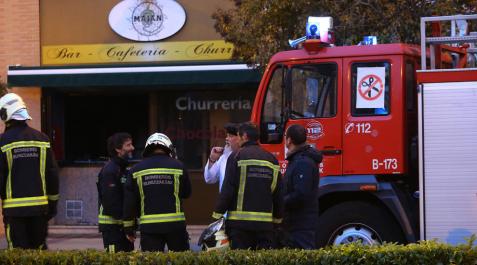 Incendio sin heridos en una churrería de Ansoáin Incendio sin heridos en una churrería de Ansoáin