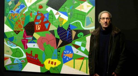 Juan Sukilbide presenta una exposición llena de símbolos, líneas y color Juan Sukilbide presenta una exposición llena de símbolos, líneas y color