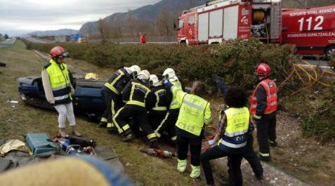 Se investiga si un vehículo iba en dirección contraria, en un accidente en la A-10 Se investiga si un vehículo iba en dirección contraria, en un accidente en la A-10