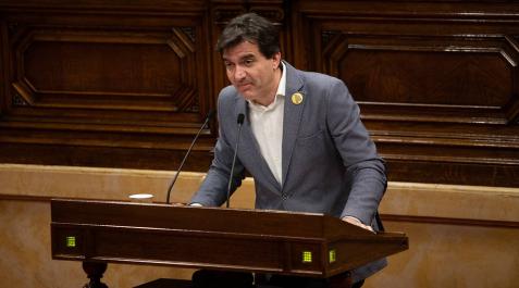 El presidente de ERC en el Parlament, Sergi Sabrià. El presidente de ERC en el Parlament, Sergi Sabrià.