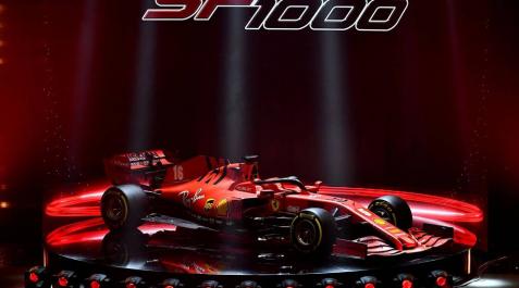 Fotos de la presentación del Ferrari SF1000 El Teatro Romolo Valli de Reggio Emilia fue el escenario elegido por la escudería italiana para presentar su nuevo monovolumen y al equipo de la temporada 2020, este martes 11 de febrero.