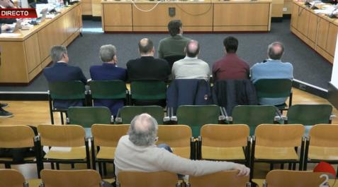 Un momento del juicio por el Caso Osasuna de este lunes Un momento del juicio por el Caso Osasuna de este lunes