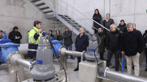 Arazuri ya cuenta con nueva estación de bombeo de aguas residuales Arazuri ya cuenta con nueva estación de bombeo de aguas residuales