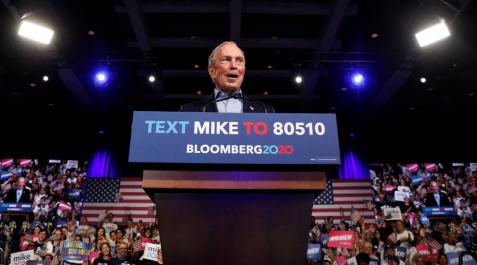 Michael Bloomberg, exalcalde de Nueva York. Michael Bloomberg, exalcalde de Nueva York.