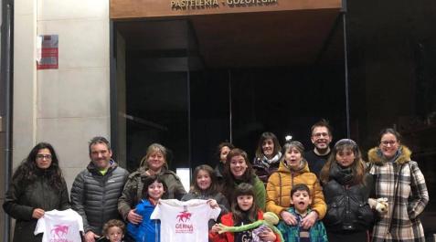 El grupo de enfermedades raras sale a la calle en Estella El grupo de enfermedades raras sale a la calle en Estella