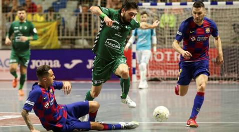 Osasuna Magna sufre la pegada del Barça Osasuna Magna sufre la pegada del Barça
