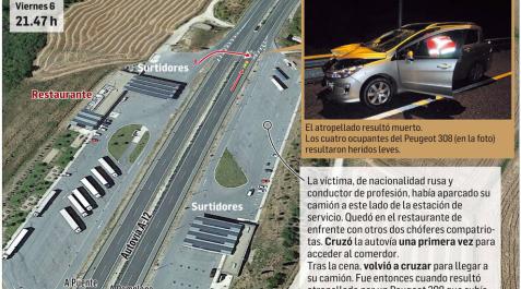 Legarda reclama un paso elevado en el punto del atropello en la A-12 Legarda reclama un paso elevado en el punto del atropello en la A-12