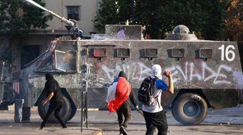 La agitación social continúa en Chile, que se queda también sin Libertadores La agitación social continúa en Chile, que se queda también sin Libertadores