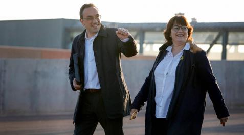 Josep Rull sale de la prisión de Lledoners para trabajar en Mútua Terrassa Josep Rull sale de la prisión de Lledoners para trabajar en Mútua Terrassa