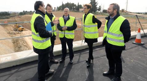 La variante sur de Tafalla se abrirá al tráfico en el último trimestre de este año La variante sur de Tafalla se abrirá al tráfico en el último trimestre de este año